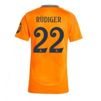 Echipament fotbal Real Madrid Antonio Rudiger #22 Tricou Deplasare 2024-25 pentru femei maneca scurta